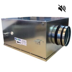Вентилятор канальный круглый шумоизолированный VS(AC1/D)- 160 Compact (0,08 кВт; 0,38А)