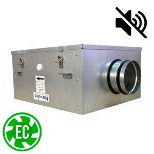 Вентилятор канальный круглый шумоизолированный VS(EC1/P250)- 250 Compact (0,17 кВт; 1,3А)