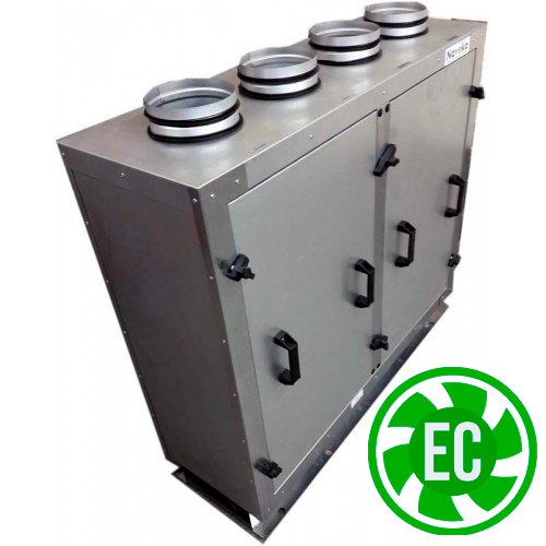 Установка вентиляционная приточно-вытяжная Node1-2400/RP,VEC(P250*3),E15 Vertical